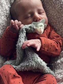 Louka Speendoekje Driehoek Teddy Groen - Teddy Katoen - Speenknuffel - Excl. Bibs Speen -Babyproducten 900x1200 42