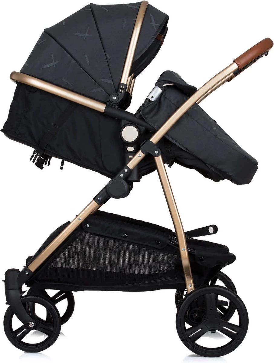 Duo Kinderwagen Chipolino Duo Smart Zwart, Incl. Luiertas 21 Duo Kinderwagen Chipolino Duo Smart Zwart, Incl. Luiertas - Afbeelding 19