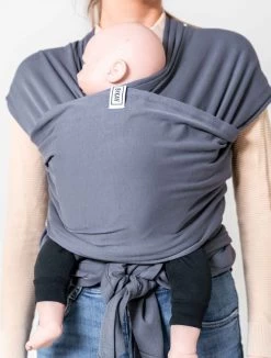 ByKay - Draagdoek - Rekbaar - DonkerGrijs - Antraciet - Maat L - Organic Katoen - Stretchy Wrap Deluxe - 3 Jaar - Buik - Heup 10 ByKay - Draagdoek - Rekbaar - DonkerGrijs - Antraciet - Maat L - Organic Katoen - Stretchy Wrap Deluxe - 3 Jaar - Buik - Heup -Babyproducten 909x1200 8