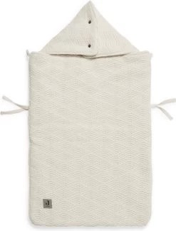 Jollein Voetenzak Voor Autostoel & Kinderwagen - River Knit - Cream White -Babyproducten 911x1200 8
