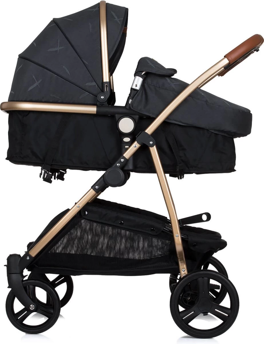 Duo Kinderwagen Chipolino Duo Smart Zwart, Incl. Luiertas 19 Duo Kinderwagen Chipolino Duo Smart Zwart, Incl. Luiertas - Afbeelding 17