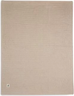 Jollein Baby Deken Ledikant Velvet Pure Knit - Nougat - GOTS