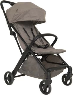 Prénatal Compact Buggy - Traploos Verstelbare Rugleuning - Inklapbaar Met 1 Hand - Plooibuggy - Taupe -Babyproducten 925x1200 1
