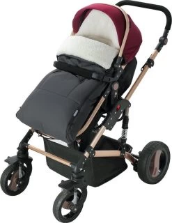 Monzana Voetenzak - Voor Kinderwagen Of Stoeltje - 93x56cm Grijs -Babyproducten 927x1200 5