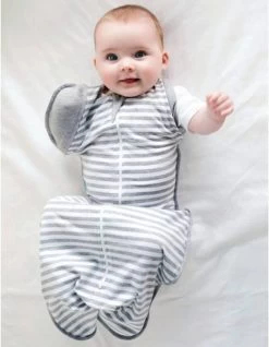 Love To Dream™ Babyslaapzak Swaddle Up™ - Inbakeren Afbouwen - Baby 4-6 Maanden - 11-14 Kg - All Season - Grijs -Babyproducten 931x1200 6