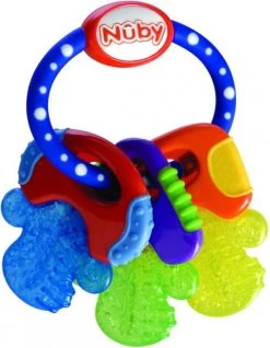 Nûby Bijtspeeltje Koelbijtsleutels - Blauw - 3m+ -Babyproducten 932x1200