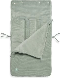 Jollein Voetenzak Voor Autostoel & Kinderwagen - Basic Knit - Forest Green -Babyproducten 933x1200 3