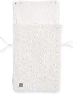Jollein Voetenzak Voor Autostoel & Kinderwagen - River Knit - Cream White -Babyproducten 934x1200 5