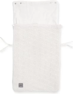 Jollein Voetenzak Voor Autostoel & Kinderwagen - River Knit - Cream White -Babyproducten 935x1200 6