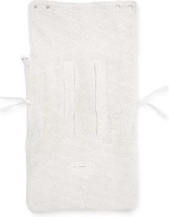 Jollein Voetenzak Voor Autostoel & Kinderwagen - River Knit - Cream White -Babyproducten 936x1200 2