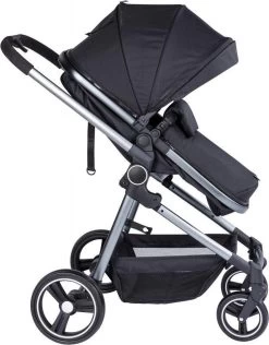 Puck Stroller 3 In 1 Max Zwart Met Frame Antra Incl Autostoel/Adapter/Mamabag -Babyproducten 937x1200 5