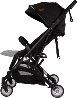 Ding Vivo Wandelwagen - Zwart - Inklapbare Buggy - Inclusief Boodschappenmandje En Zonnekap -Babyproducten 944x1200 2