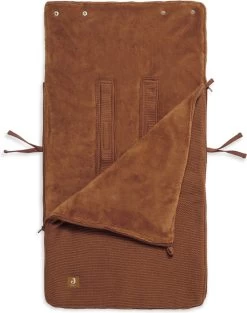 Jollein Voetenzak Voor Autostoel & Kinderwagen - Basic Knit - Caramel -Babyproducten 948x1200 2