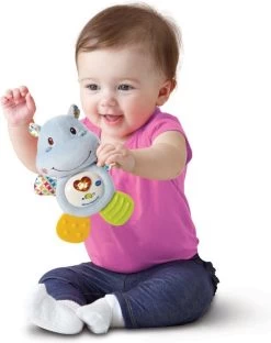 VTech Baby Bijtring Nijlpaardje - Educatief Babyspeelgoed - 0 Tot 24 Maanden -Babyproducten 950x1200
