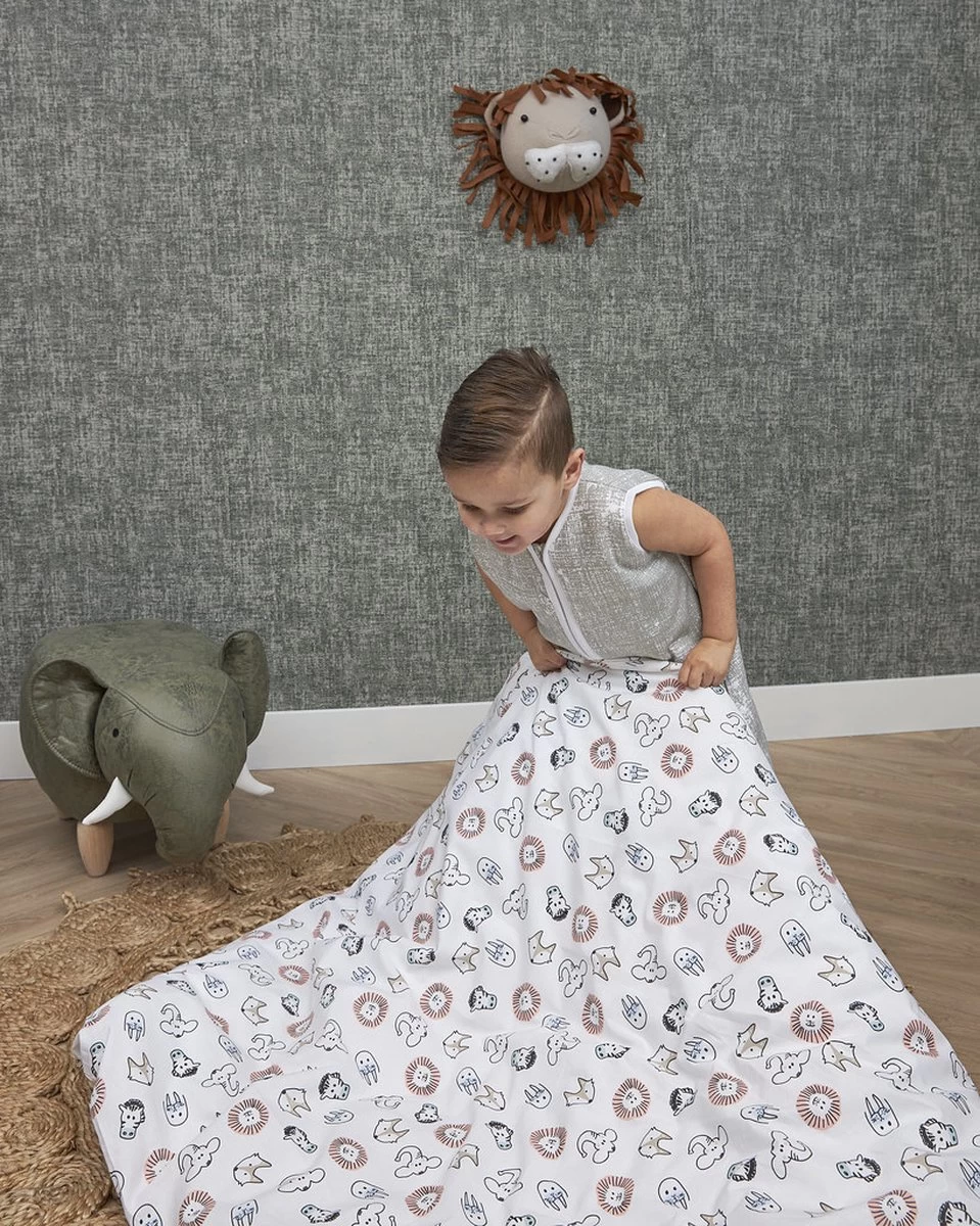 Meyco Animal Dekbedovertrek Ledikant - 100x135 Cm 6 Meyco Animal Dekbedovertrek Ledikant - 100x135 Cm - Afbeelding 4