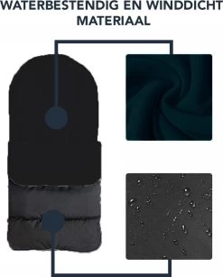 Achaté Voetenzak - Voor Kinderwagen Of Stoeltje – Baby Slaapzak - Autostoel - Zwart -Babyproducten 966x1200 5
