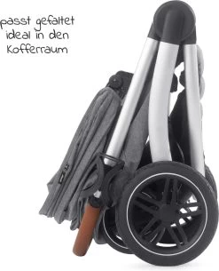 Hauck UpTown Buggy - Met één Hand Opvouwbaar - Grijs -Babyproducten 972x1200 4