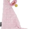 Louka Speendoekje Driehoek Minky Licht Roze - Meisje - Minky - Speenknuffel - Excl. Bibs Speen