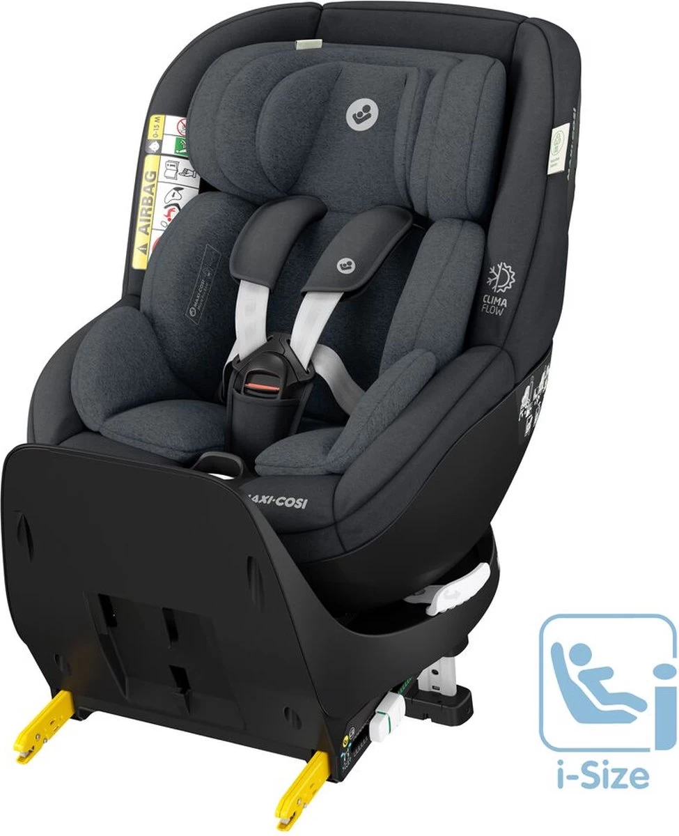 Maxi-Cosi Mica Pro Eco I-Size Autostoeltje - 360° Draaibaar - Gerecyclede Stoffen - Authentic Graphite - Vanaf De Geboorte Tot Ca. 4 Jaar 3 Maxi-Cosi Mica Pro Eco I-Size Autostoeltje - 360° Draaibaar - Gerecyclede Stoffen - Authentic Graphite - Vanaf De Geboorte Tot Ca. 4 Jaar