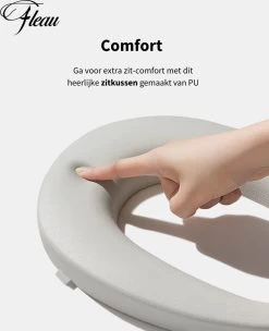 Fleau Luxe WC Verkleiner Met Trapje - Toiletverkleiner - Wit - Brilverkleiner Met Handvaten En Opstapje - Toilettrainer + GRATIS Fleau WC Borstel -Babyproducten 976x1200 13