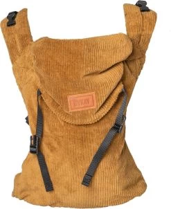ByKay - Draagzak - Click Carrier Classic - Ribbed Velvet - Mustard Brown -Babyproducten 983x1200 7