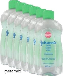 Johnson's Baby Johnson Baby Olie Aloe Vera XL- Voordeelverpakking 6 X 500 Ml