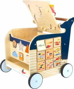 Baby Walvis Loopwagen - Houten Speelgoed Vanaf 1 Jaar -Babyproducten 993x1200 1