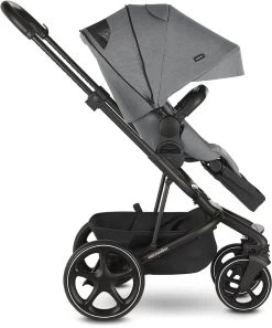 Easywalker Harvey 3 / Harvey³ Voordeelset Bestaande Uit Kinderwagen, Reiswieg, Voetenzak, Regenhoes Voor Zitting En Reiswieg, Hoes Voor De Reiswiegmatras - Kleur Fossil Grey -Babyproducten 999x1200 3